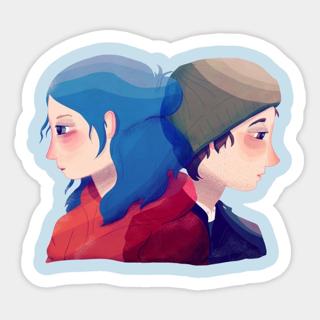 Meet Me in Montauk Sticker by nanlawson